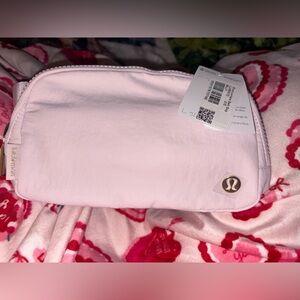 Lululemon Pink & Gold Belt Bag BNWT
